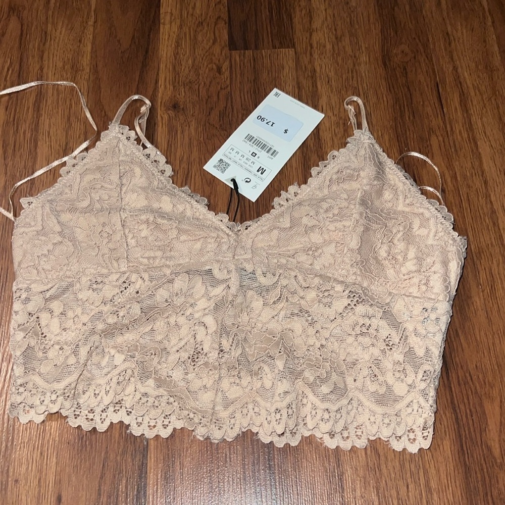 NWT Zara lace bralette